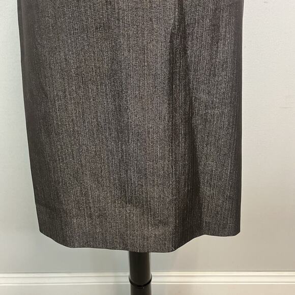 Cache Skirt size 6 Classic Brown Straight Pencil Knee Stretch Casual Career - Picture 4 of 9